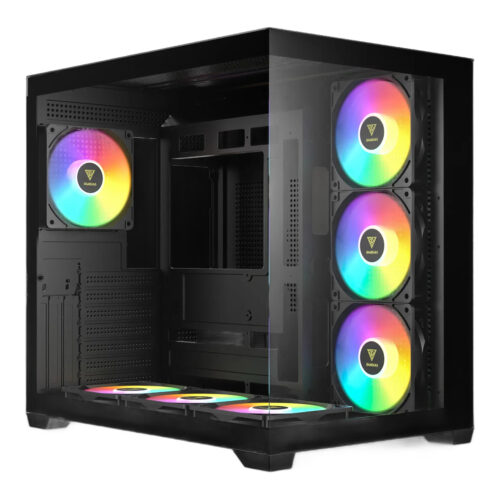 מארז מחשב GAMDIAS AURA GC107 ELITE Mid-Tower זכוכית פנורמית כפולה