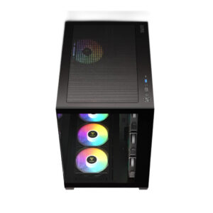 מארז מחשב GAMDIAS AURA GC107 ELITE Mid-Tower זכוכית פנורמית כפולה