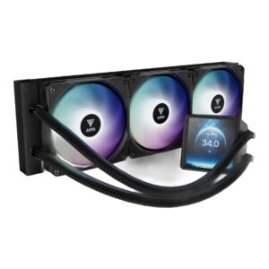 קירור נוזלי למעבד GAMDIAS AURA GL360 LCD 360mm