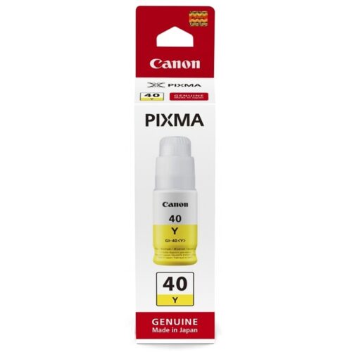בקבוק דיו צהוב מקורי Canon GI-40 - תמונה ראשית