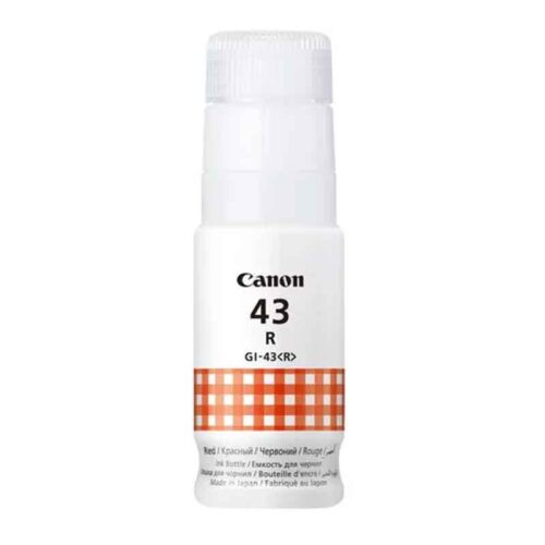 בקבוק דיו אדום מקורי Canon GI-43 - תמונה ראשית