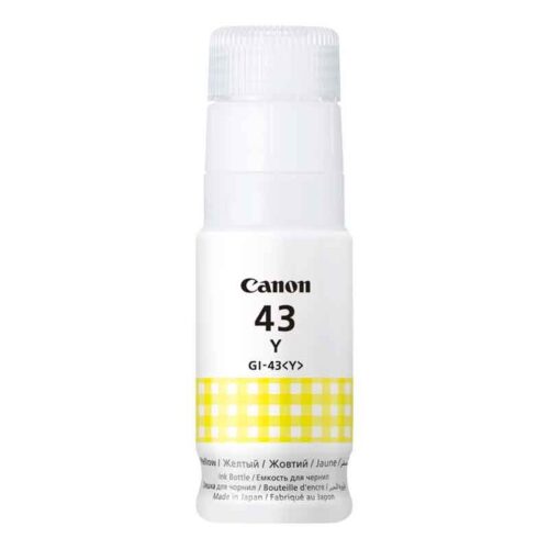 בקבוק דיו צהוב מקורי Canon GI-43 - תמונה ראשית