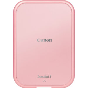 Canon Zoemini 2 - מדפסת תמונות כיס אלחוטית, מבט קדמי, זהב ורוד