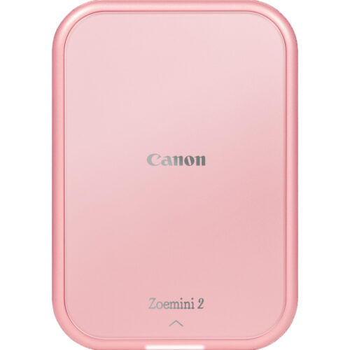 Canon Zoemini 2 - מדפסת תמונות כיס אלחוטית, מבט קדמי, זהב ורוד