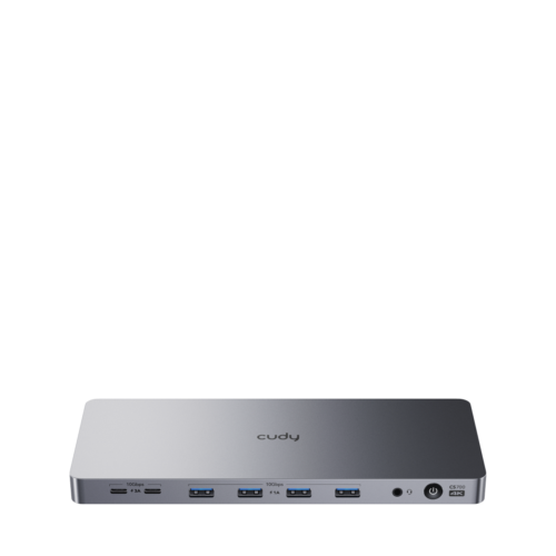 תחנת עגינה CUDY CS700 Dual 4K USB-C 10Gbps 13-in-1