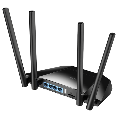 CUDY LT400 4G LTE N300 - זווית אחורית