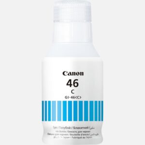 מיכל דיו ציאן (כחול) מקורי Canon GI-46 - עד 15,755 דפים - מבט קדמי
