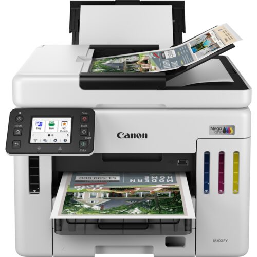 מדפסת הזרקת דיו משולבת Canon MAXIFY GX7140 MegaTank