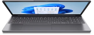 Lenovo IdeaPad Slim 3 15IRH10 - מבט מלמעלה על המקלדת והמסך