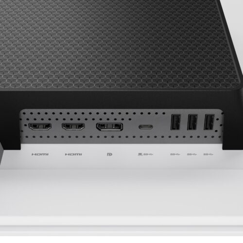 מסך מחשב גיימינג Lenovo Legion Pro 27UD-10 - תקריב יציאות חיבור