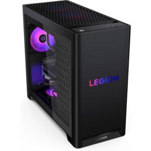 Lenovo LOQ Tower 26ADR10 - מבט צד עם תאורת RGB