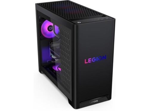 Lenovo LOQ Tower 26ADR10 - מבט צד עם תאורת RGB
