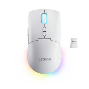עכבר גיימינג אלחוטי Lenovo Legion M220 לבן קרחוני