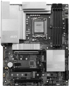 לוח אם MSI PRO Z890-P WIFI - מבט מלמעלה