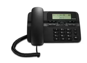 טלפון קווי Philips M20B/00 שחור