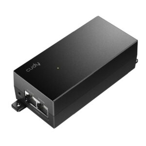 מזרק CUDY POE200H 30W 2.5Gbps PoE+ Injector עם התקנת קיר