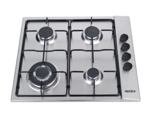 כיריים גז PROVIEW PVHC4F-NI נירוסטה